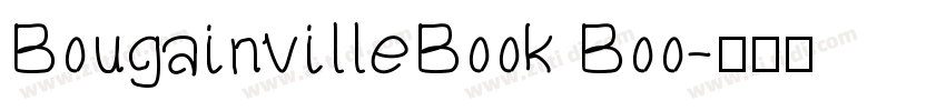 BougainvilleBook Boo字体转换
